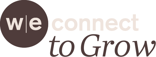 Logo: we connect to grow