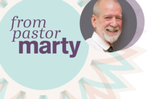 Picture of Marty Price, words: from Pastor Marty
