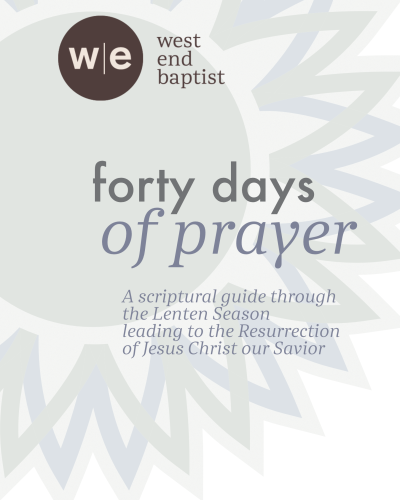 40 days of prayer cover